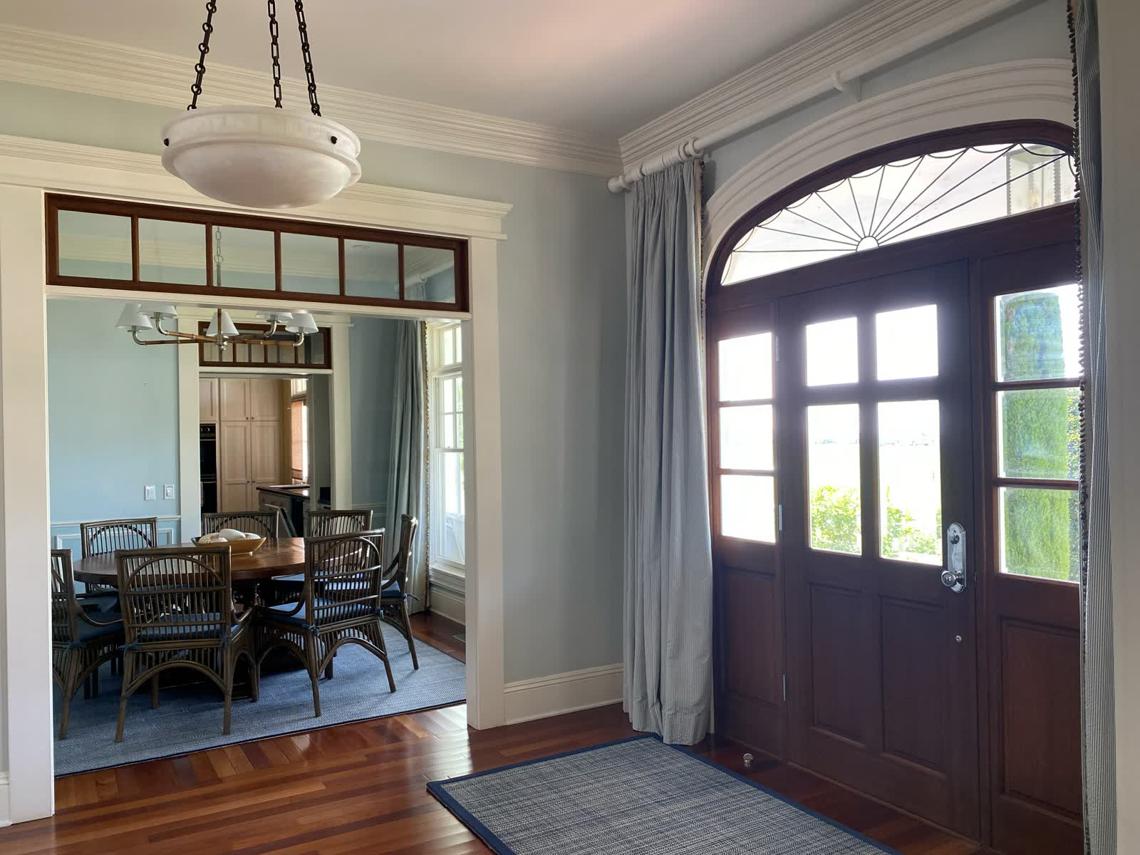 Coronado residence dining and entry area